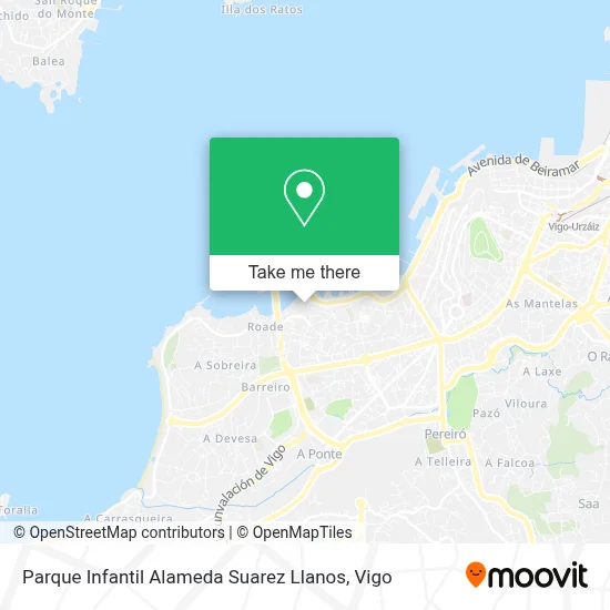 Parque Infantil Alameda Suarez Llanos map