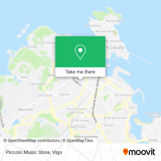 Piccolo Music Store map