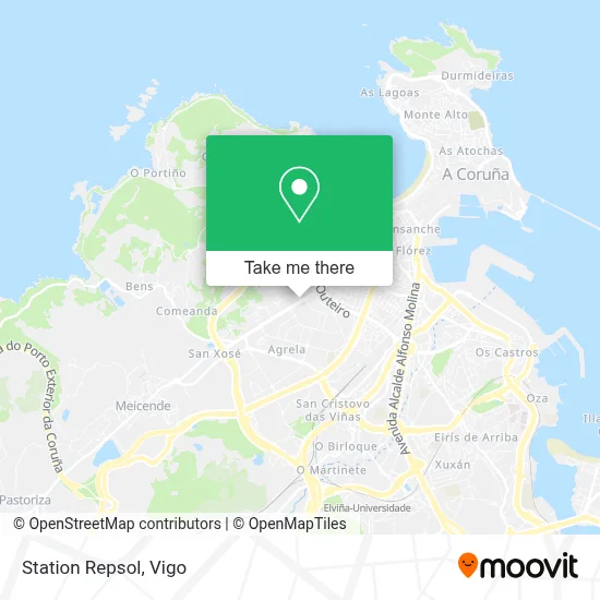 Station Repsol map