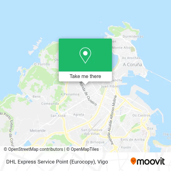 DHL Express Service Point (Eurocopy) map