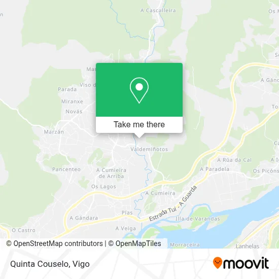 Quinta Couselo map