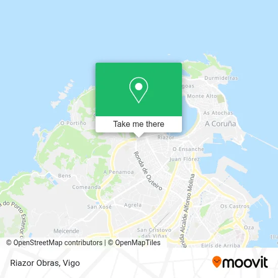 Riazor Obras map
