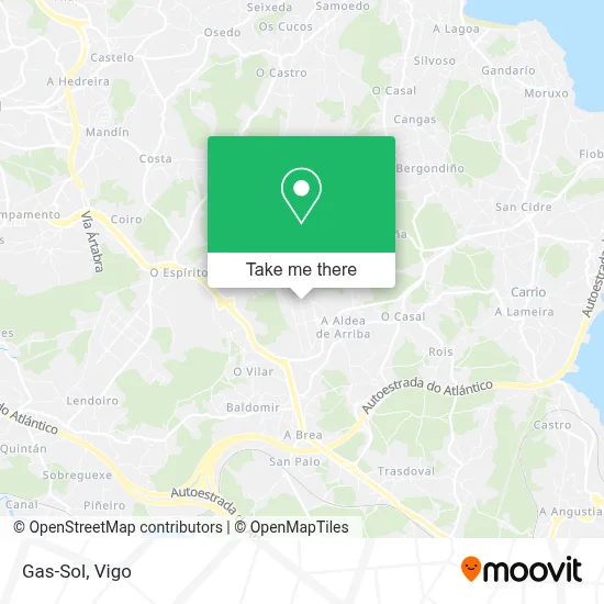 Gas-Sol map
