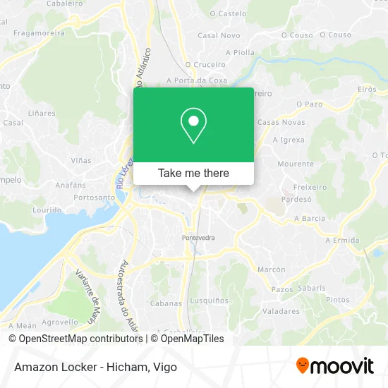 Amazon Locker - Hicham map