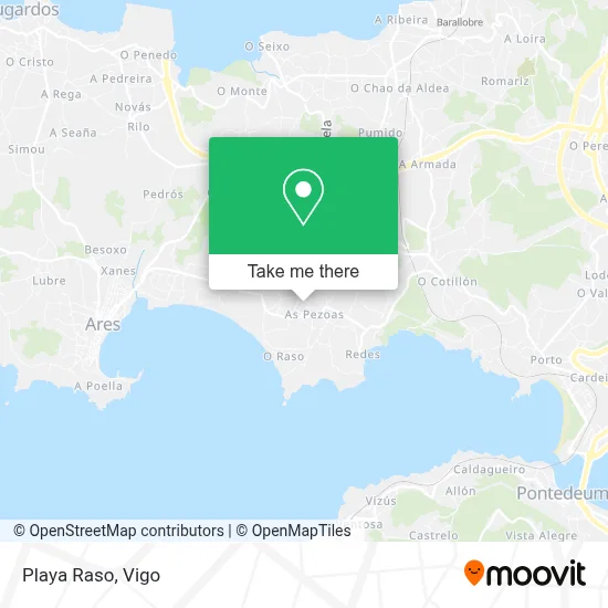 Playa Raso map