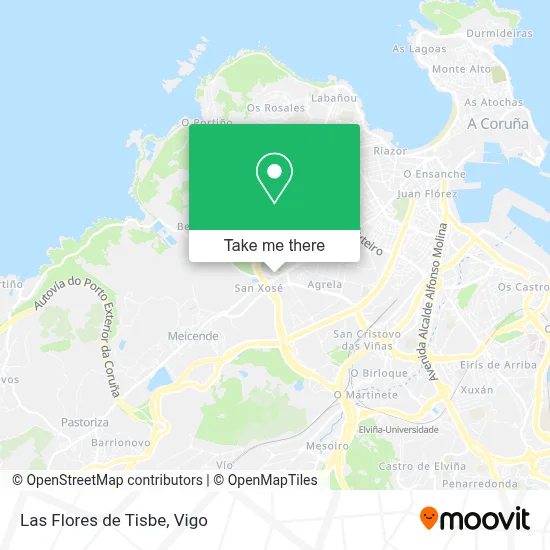 Las Flores de Tisbe map