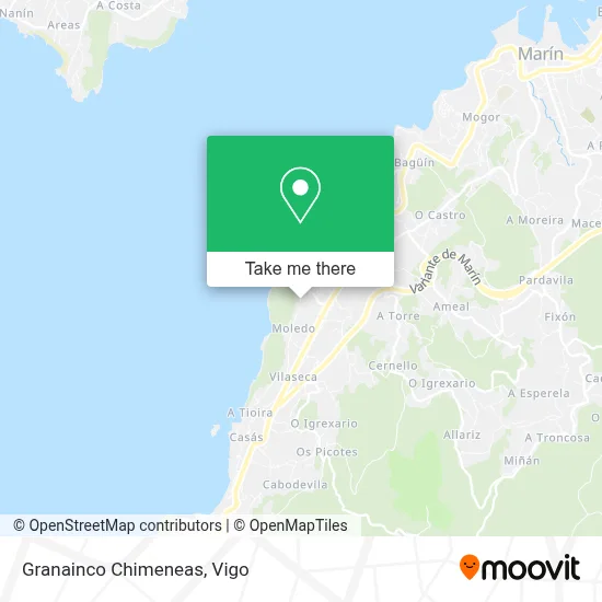 Granainco Chimeneas map