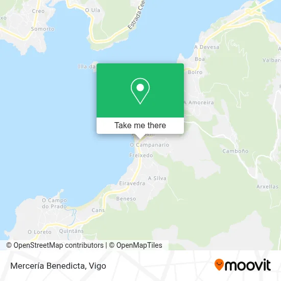 Mercería Benedicta map