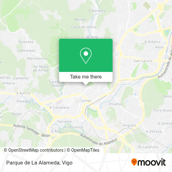 Parque de La Alameda map
