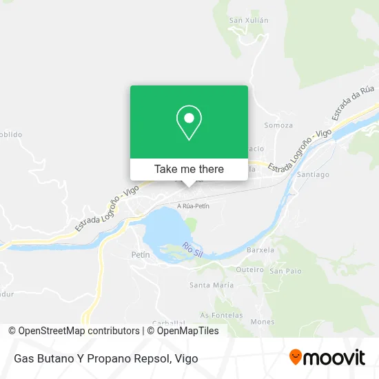 Gas Butano Y Propano Repsol map