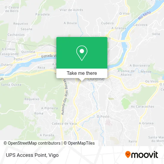 Ups Access Point map
