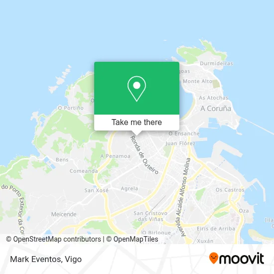Mark Eventos map