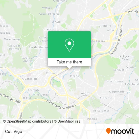Cut map