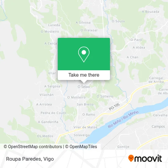 Roupa Paredes map