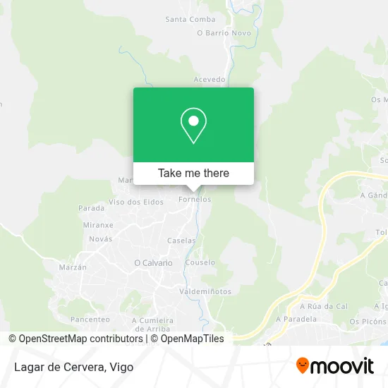Lagar de Cervera map
