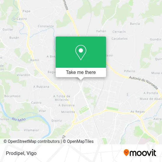Prodipel map