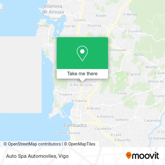Auto Spa Automoviles map