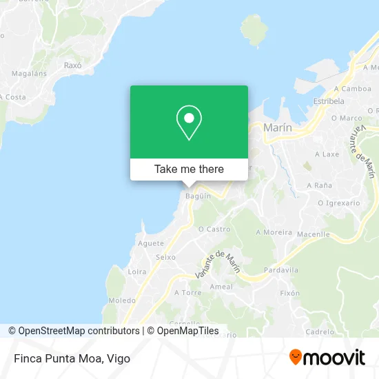 Finca Punta Moa map