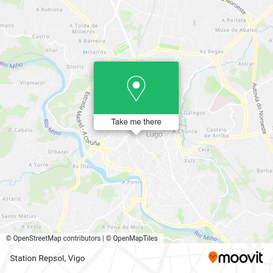 Station Repsol map