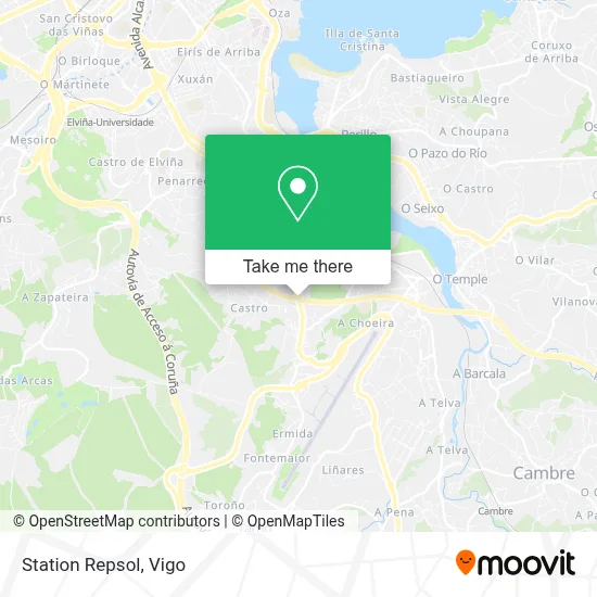 Station Repsol map