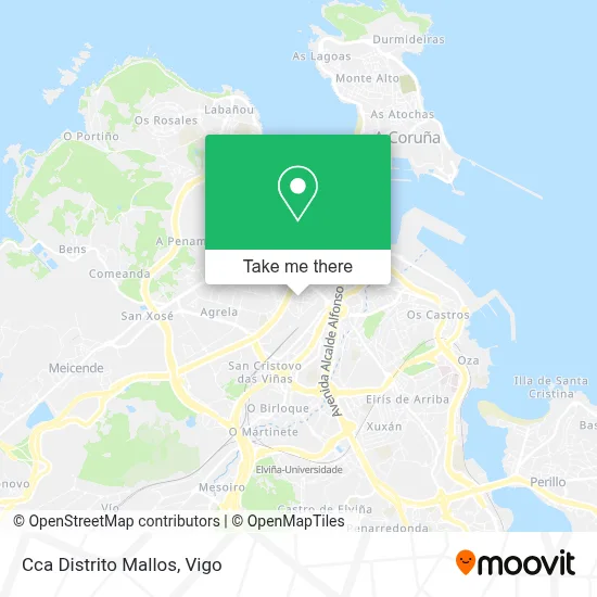 Cca Distrito Mallos map