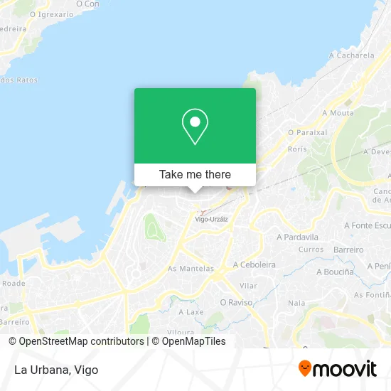 La Urbana map