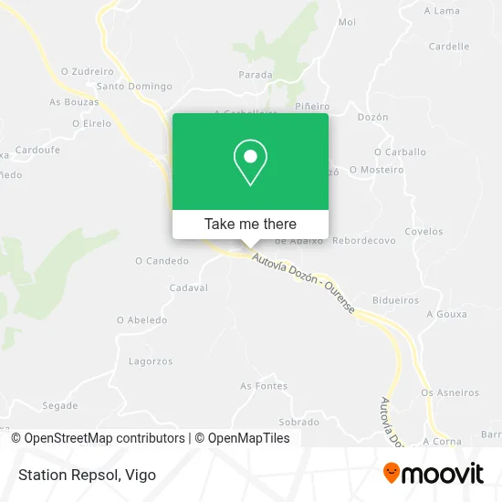 Station Repsol map
