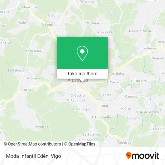 Moda Infantil Edén map