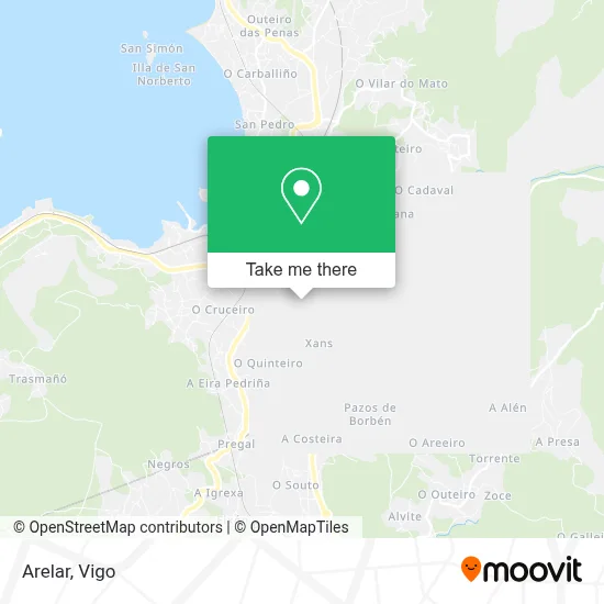 Arelar map