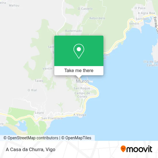 A Casa da Churra map