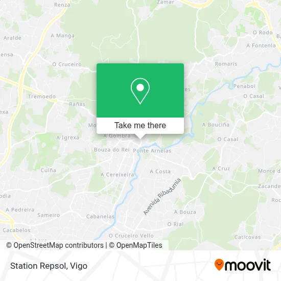 Station Repsol map