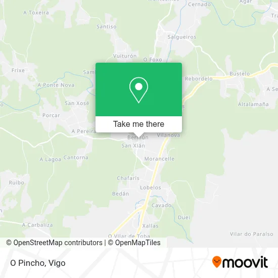 O Pincho map