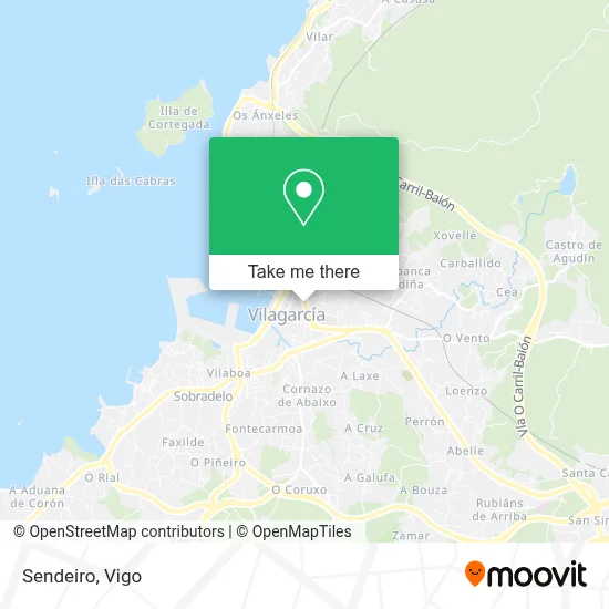 Sendeiro map