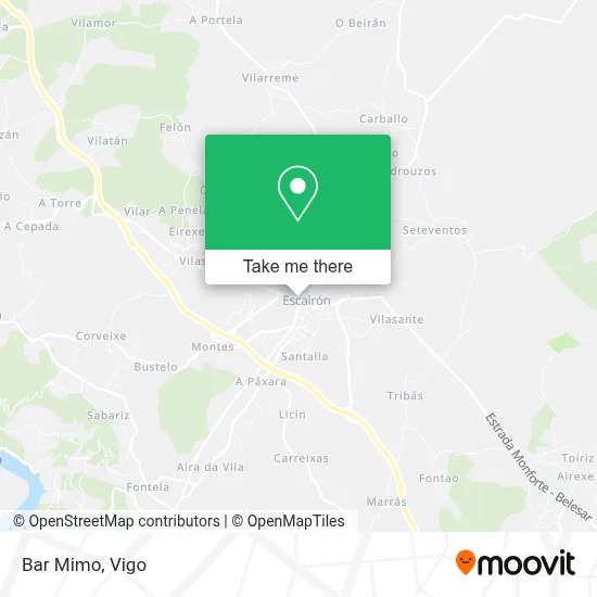 Bar Mimo map
