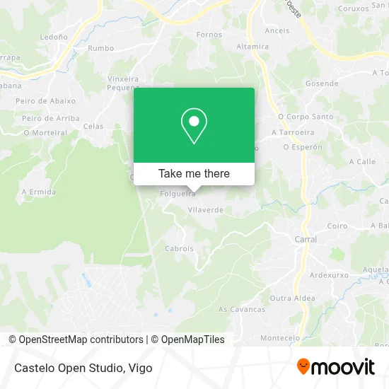 Castelo Open Studio map
