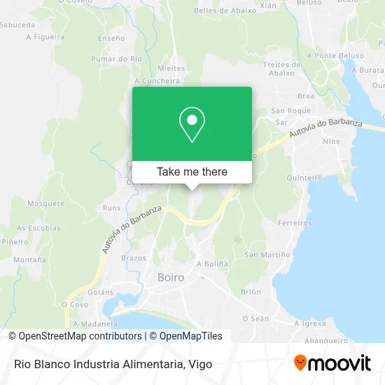 Rio Blanco Industria Alimentaria map