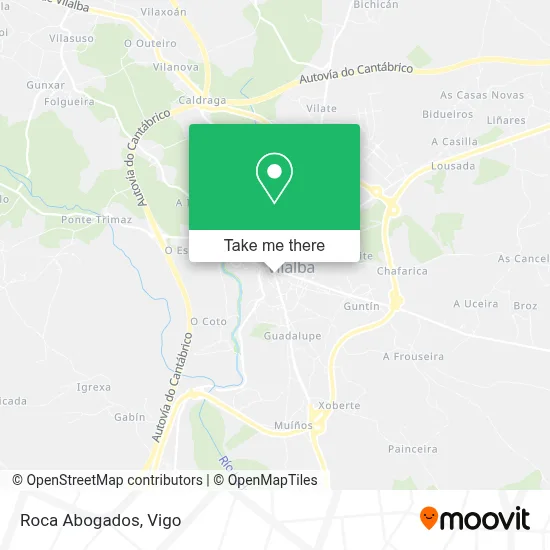 Roca Abogados map