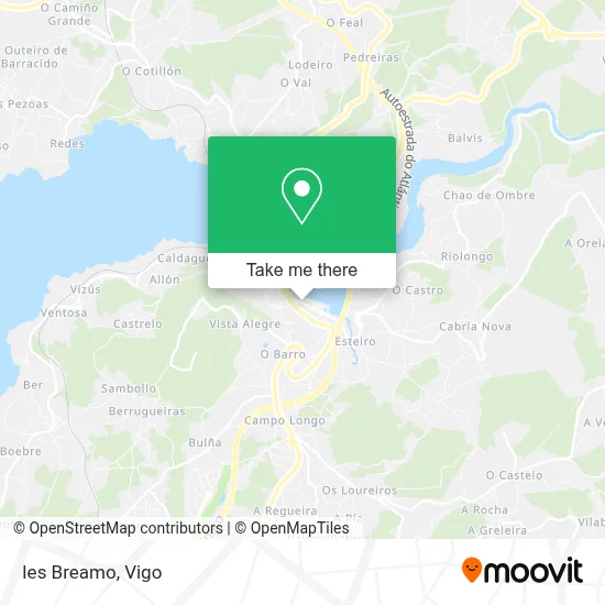 Ies Breamo map