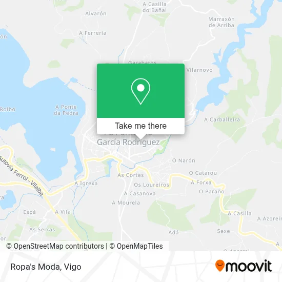 Ropa's Moda map