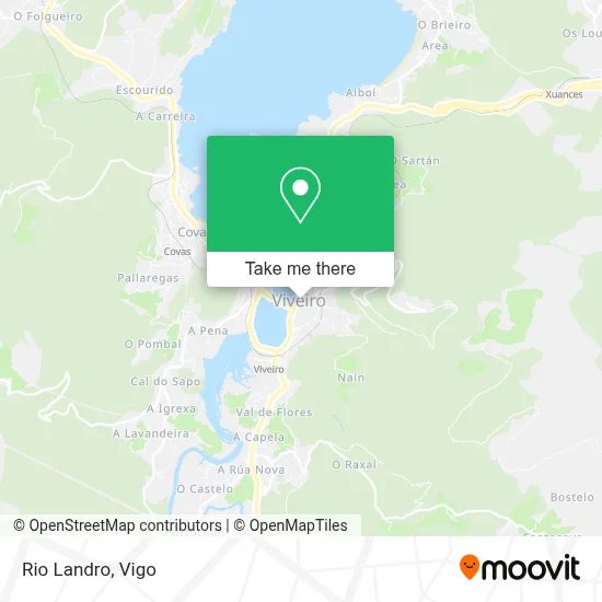 Rio Landro map