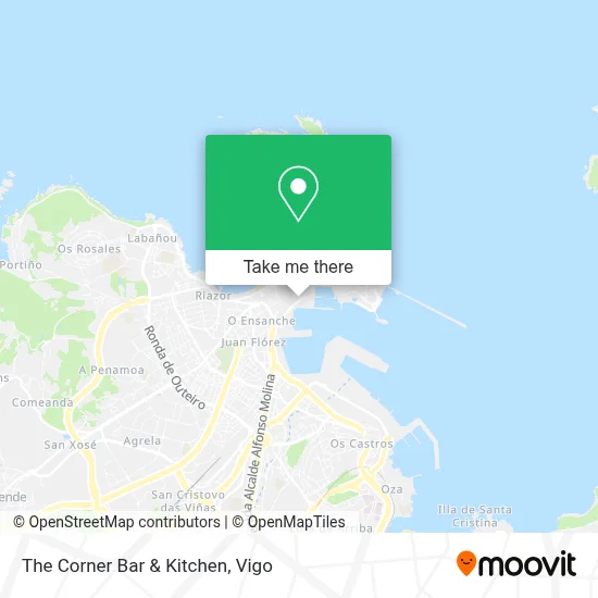 The Corner Bar & Kitchen map