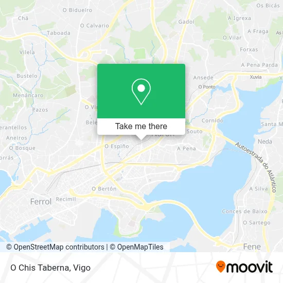 O Chis Taberna map