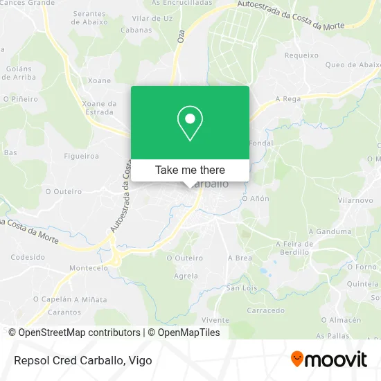 Repsol Cred Carballo map