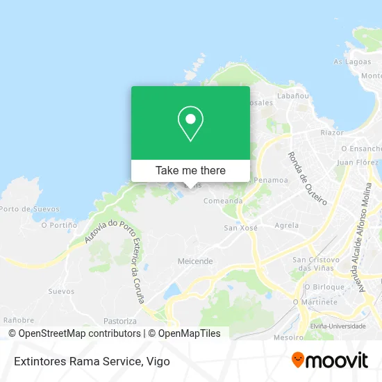mapa Extintores Rama Service