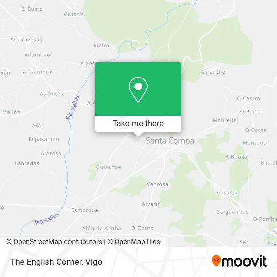 The English Corner map