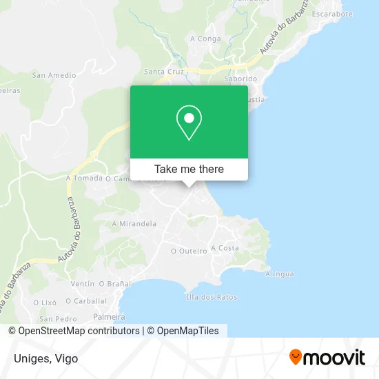 Uniges map