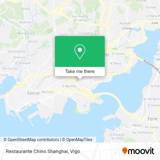 Restaurante Chino Shanghai map