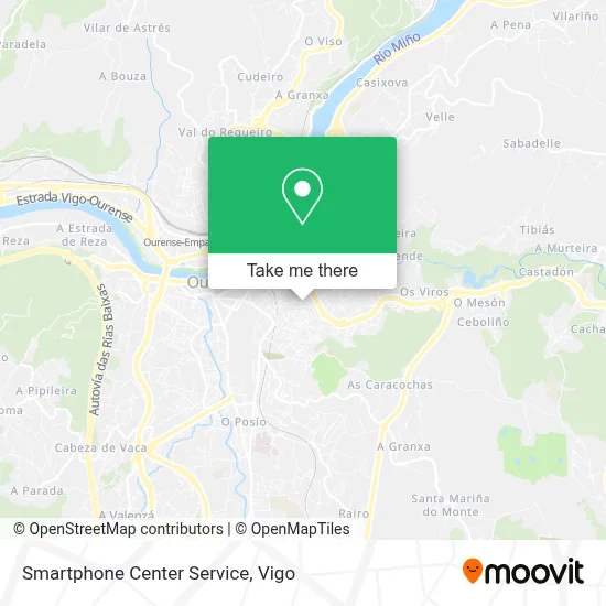 Smartphone Center Service map