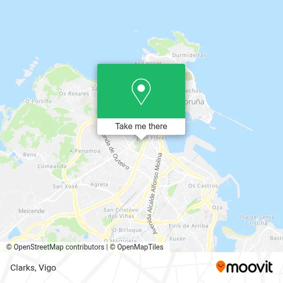 Clarks map