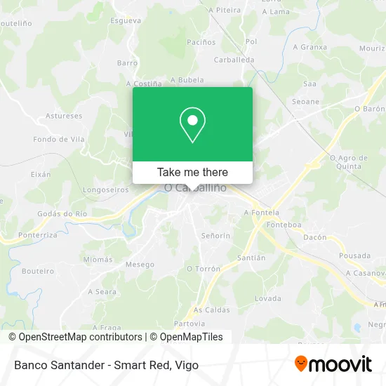 Banco Santander - Smart Red map